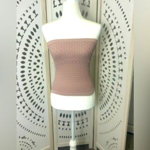 Intimately Free People Pink Honey Textured
Tube Top